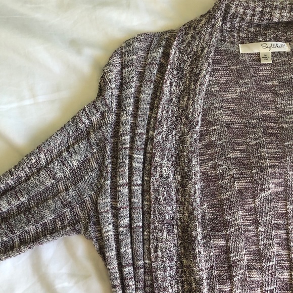 Purple/Grey Cardigan - Picture 3 of 4